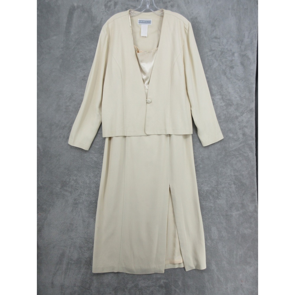 Vintage Jessica Howard Jacket Dress Womens Size 16 Evening Gown Mother Of Bride